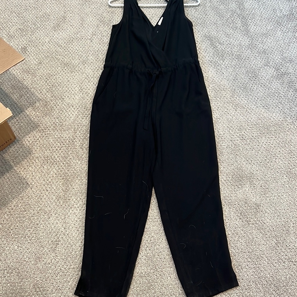 Loft black jumpsuit